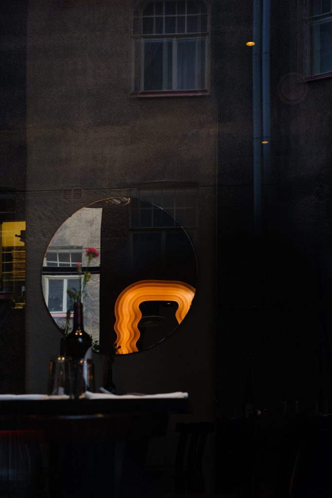 Katukuvausta Helsingissä. Valokuva.