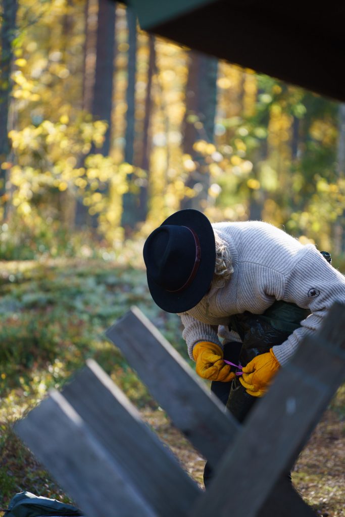 Retkeilykohteessa Kintulammilla otettu kuva. Valokuva.
