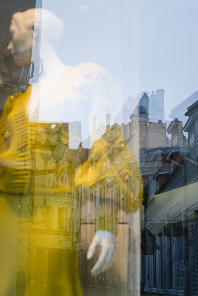 Katukuva Tallinnasta. Valokuva.