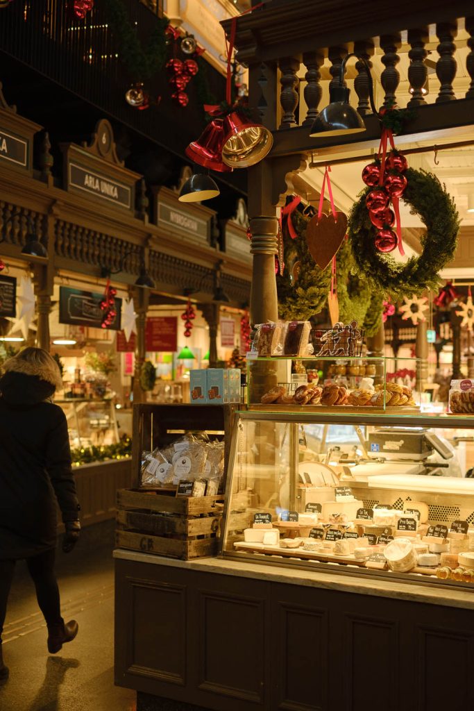 Östermalmin kauppahalli Tukholmassa, Valokuva.